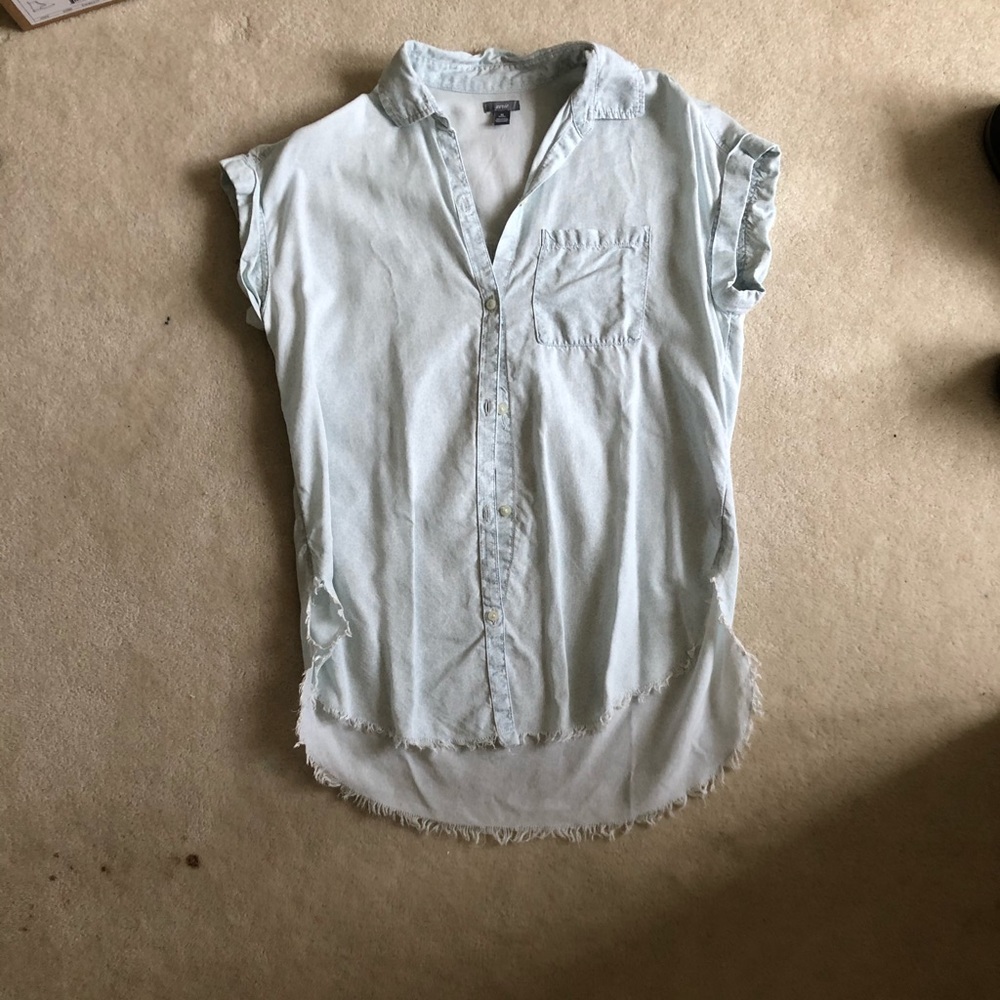 aerie button up top